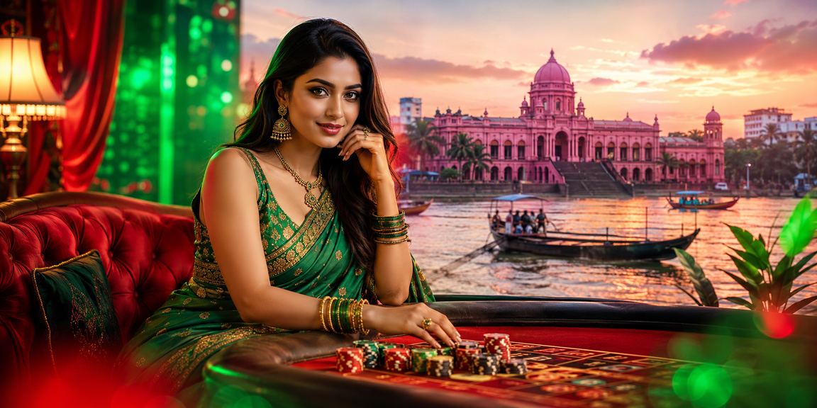 ঢাকায় লাল-সবুজ থিমে মোবাইলে বেটিং করছেন একজন ব্যবহারকারী